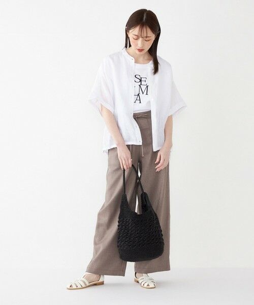 SHIPS / シップス シャツ・ブラウス | SHIPS Colors:〈洗濯機可能〉ユーロ リネン (EURO Linen) ドロスト シャツ | 詳細3