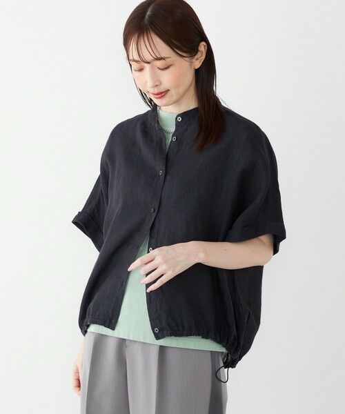 SHIPS / シップス シャツ・ブラウス | SHIPS Colors:〈洗濯機可能〉ユーロ リネン (EURO Linen) ドロスト シャツ | 詳細15