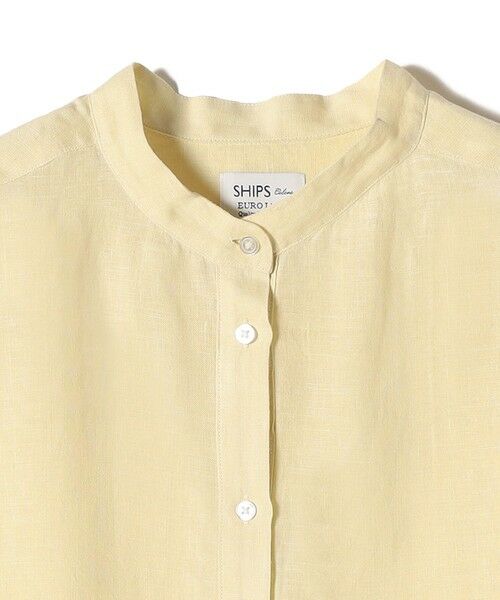 SHIPS / シップス シャツ・ブラウス | SHIPS Colors:〈洗濯機可能〉ユーロ リネン (EURO Linen) ドロスト シャツ | 詳細20