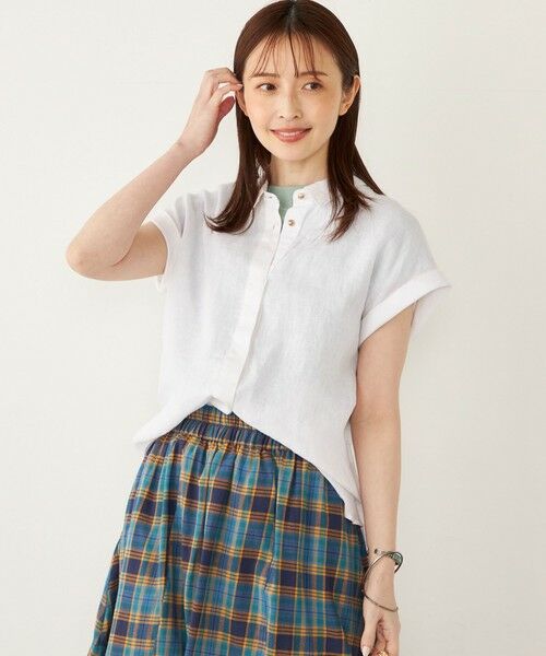SHIPS / シップス シャツ・ブラウス | SHIPS Colors:ユーロ リネン (EURO Linen) ヒヨク シャツ◇ | 詳細4