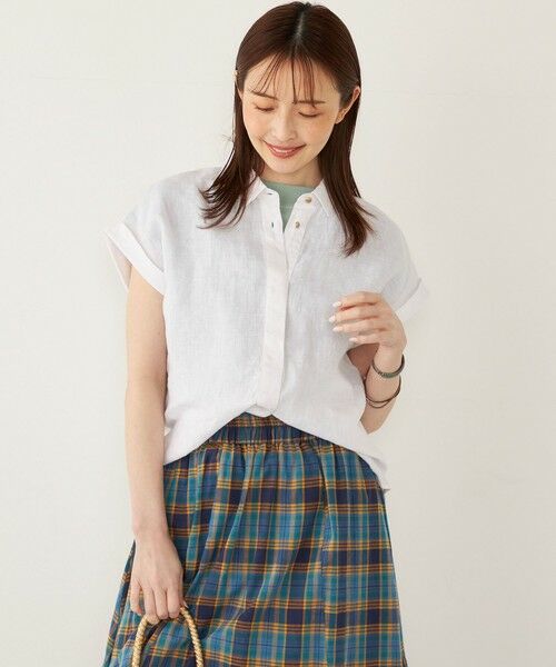 SHIPS / シップス シャツ・ブラウス | SHIPS Colors:ユーロ リネン (EURO Linen) ヒヨク シャツ◇ | 詳細5