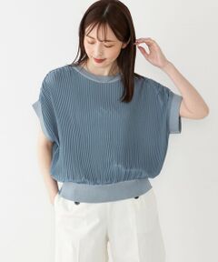 SHIPS / シップス シャツ・ブラウス | SHIPS Colors:〈手洗い可能〉プリーツ ニット コンビ プルオーバー
