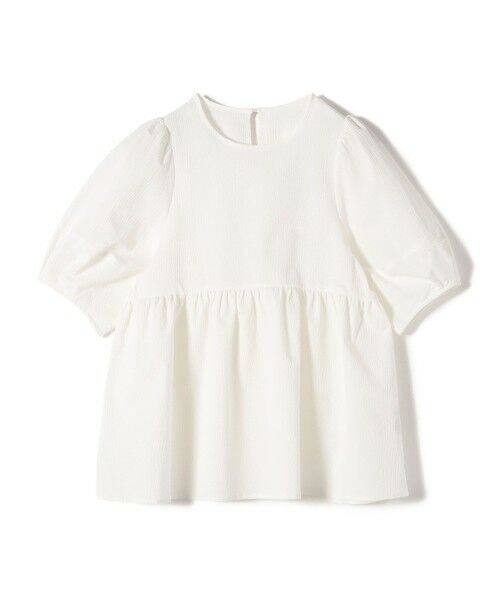 SHIPS / シップス シャツ・ブラウス | SHIPS Colors:〈接触冷感・洗濯機可能〉サッカー ランタンスリーブ ブラウス | 詳細1