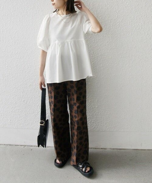 SHIPS / シップス シャツ・ブラウス | SHIPS Colors:〈接触冷感・洗濯機可能〉サッカー ランタンスリーブ ブラウス | 詳細3