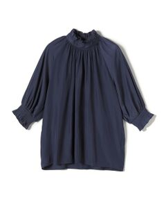 SHIPS / シップス シャツ・ブラウス | SHIPS Colors:〈洗濯機可能〉サテン フリルネック ブラウス