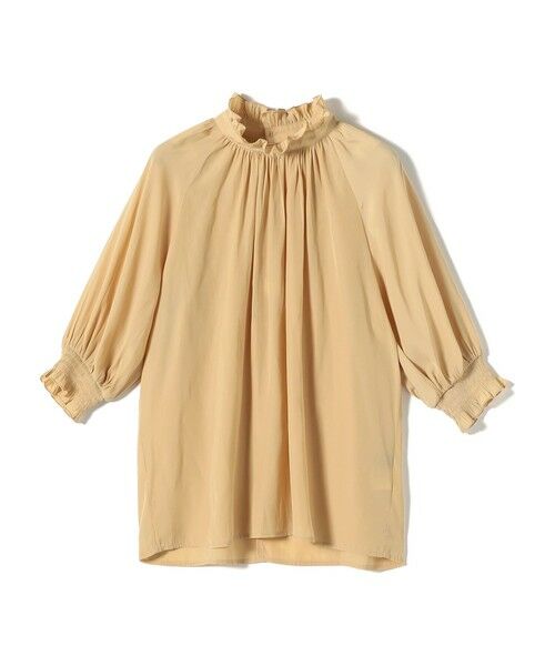 SHIPS / シップス シャツ・ブラウス | SHIPS Colors:〈洗濯機可能〉サテン フリルネック ブラウス | 詳細2