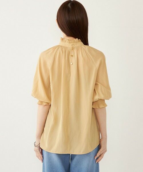 SHIPS / シップス シャツ・ブラウス | SHIPS Colors:〈洗濯機可能〉サテン フリルネック ブラウス | 詳細12