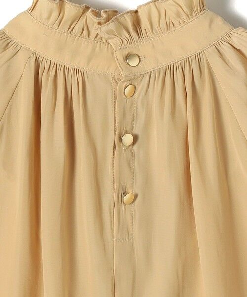 SHIPS / シップス シャツ・ブラウス | SHIPS Colors:〈洗濯機可能〉サテン フリルネック ブラウス | 詳細7