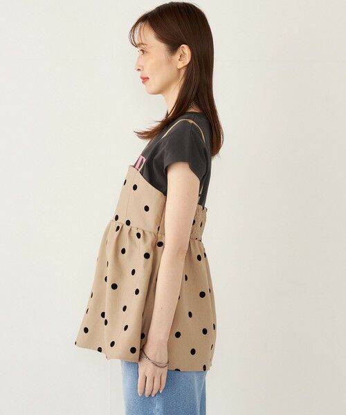 SHIPS / シップス その他トップス | SHIPS Colors:〈洗濯機可能〉フロッキードット デニムライク キャミソール | 詳細13