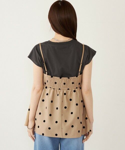 SHIPS / シップス その他トップス | SHIPS Colors:〈洗濯機可能〉フロッキードット デニムライク キャミソール | 詳細14