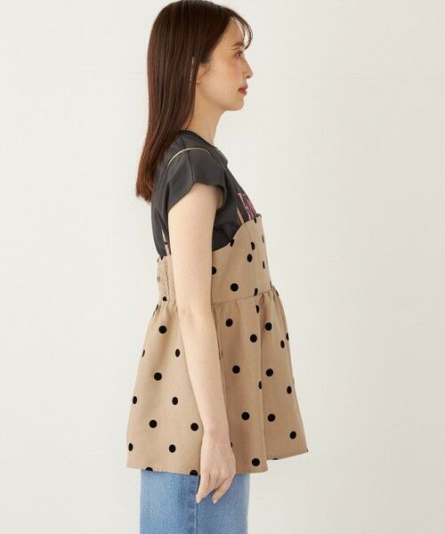 SHIPS / シップス その他トップス | SHIPS Colors:〈洗濯機可能〉フロッキードット デニムライク キャミソール | 詳細15