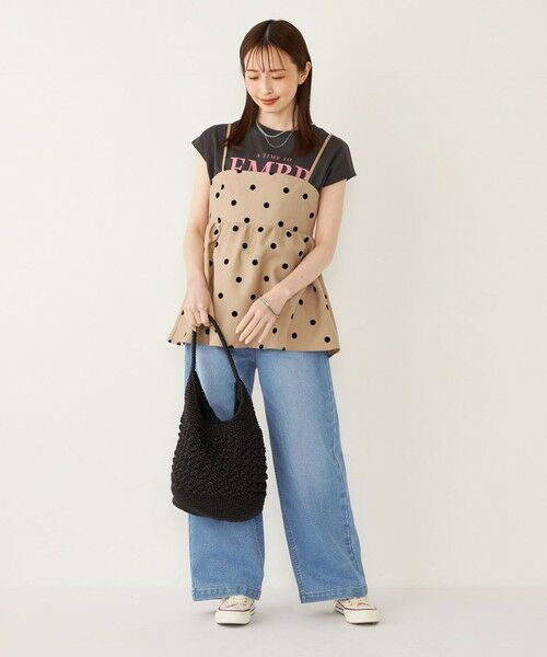 SHIPS / シップス その他トップス | SHIPS Colors:〈洗濯機可能〉フロッキードット デニムライク キャミソール | 詳細20