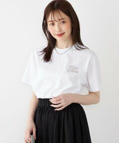 SHIPS / シップス Tシャツ | 【SHIPS Colors 別注】FIRST DOWN:〈撥水〉エンブロイダリー ロゴ Tシャツ