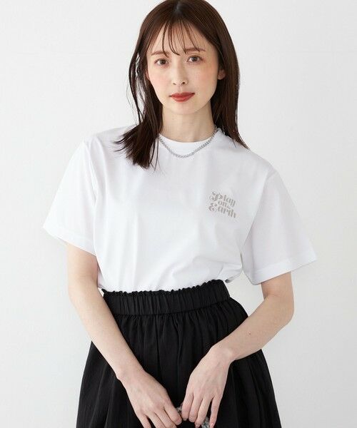 【売り切り】weakend. 24SS フロントクロスシャツドレス ネイビー DAZZY ドレス フロント クロス レース 花柄 タイト ミニ
