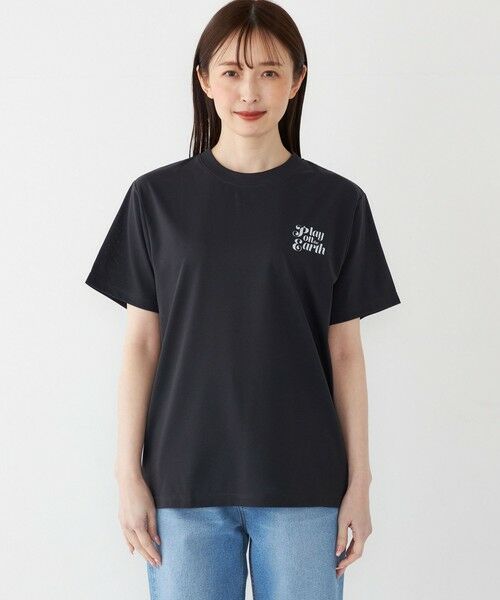 SHIPS / シップス Tシャツ | 【SHIPS Colors 別注】FIRST DOWN:〈撥水〉エンブロイダリー ロゴ Tシャツ | 詳細13