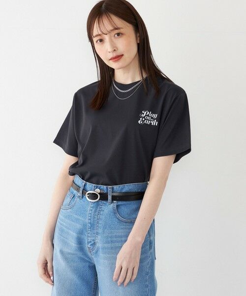 SHIPS / シップス Tシャツ | 【SHIPS Colors 別注】FIRST DOWN:〈撥水〉エンブロイダリー ロゴ Tシャツ | 詳細19