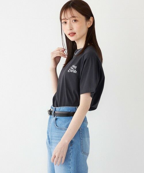 即日発送　新品タグ付　Pot French Sleeve Knit navy セール】 【SHIPS Colors 別注】FIRST DOWN:〈撥水〉エンブロイ