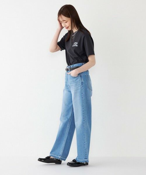 SHIPS / シップス Tシャツ | 【SHIPS Colors 別注】FIRST DOWN:〈撥水〉エンブロイダリー ロゴ Tシャツ | 詳細22