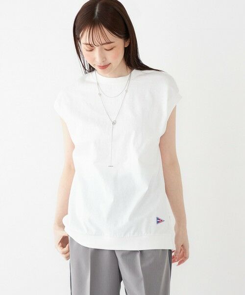 SHIPS for women/シップスウィメン 【SHIPS Colors別注】Allen A: USAコットン サイドジップ トップス オフホワイト ONE SIZE SHIPS for women/シップスウィメン 【SHIPS Colors別注】Allen A: USAコットン サイドジップ トップス オフホワイト ONE SIZE