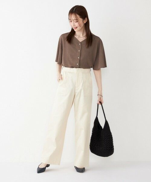 【ssssssk さま専用】INDUBITABLY リネントップス リネントップス】ずっと定番にしたくなるトップス / 黒色 p008b-bck1