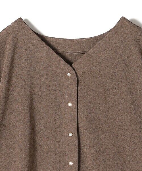 SHIPS / シップス カットソー | SHIPS Colors:〈手洗い可能〉リネンライク フレアスリーブ トップス | 詳細3