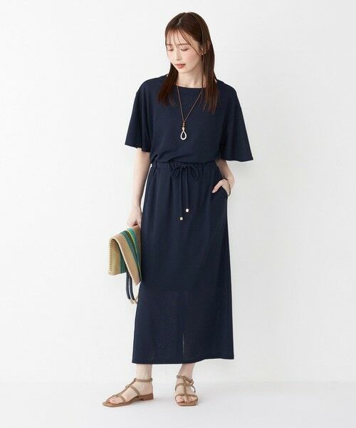 SHIPS / シップス カットソー | SHIPS Colors:〈手洗い可能〉リネンライク フレアスリーブ トップス | 詳細26