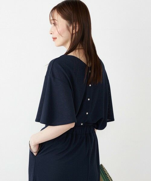 SHIPS / シップス カットソー | SHIPS Colors:〈手洗い可能〉リネンライク フレアスリーブ トップス | 詳細29