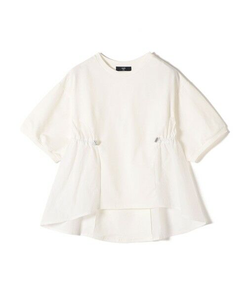 SHIPS / シップス カットソー | SHIPS Colors:〈洗濯機可能〉ミニ裏毛 ドッキング トップス◇ | 詳細1