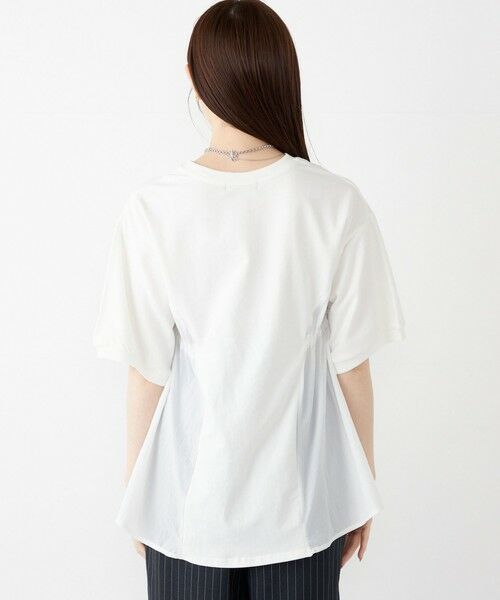 SHIPS / シップス カットソー | SHIPS Colors:〈洗濯機可能〉ミニ裏毛 ドッキング トップス◇ | 詳細3