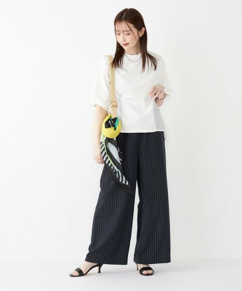 SHIPS / シップス カットソー | SHIPS Colors:〈洗濯機可能〉ミニ裏毛 ドッキング トップス◇ | 詳細5