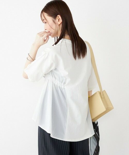 SHIPS / シップス カットソー | SHIPS Colors:〈洗濯機可能〉ミニ裏毛 ドッキング トップス◇ | 詳細7