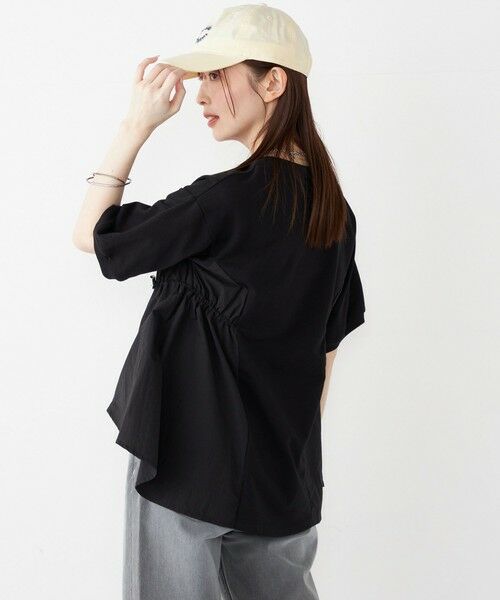 SHIPS / シップス カットソー | SHIPS Colors:〈洗濯機可能〉ミニ裏毛 ドッキング トップス◇ | 詳細15