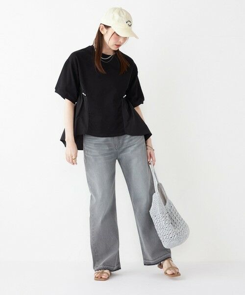 SHIPS / シップス カットソー | SHIPS Colors:〈洗濯機可能〉ミニ裏毛 ドッキング トップス◇ | 詳細24