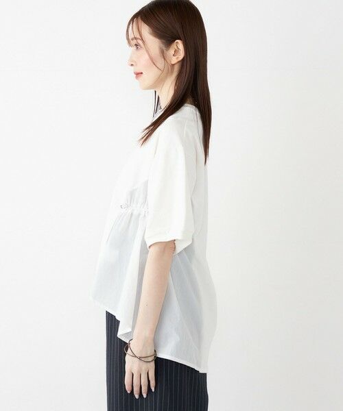 SHIPS / シップス カットソー | SHIPS Colors:〈洗濯機可能〉ミニ裏毛 ドッキング トップス◇ | 詳細20