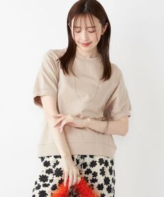 SHIPS / シップス カットソー | SHIPS Colors:〈洗濯機可能〉ミニ裏毛 デザインスリーブ トップス