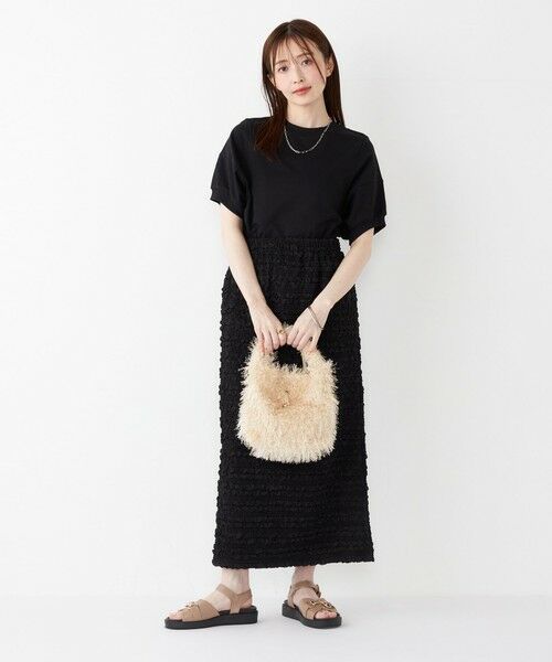 SHIPS / シップス カットソー | SHIPS Colors:〈洗濯機可能〉ミニ裏毛 デザインスリーブ トップス | 詳細4