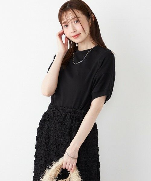 SHIPS / シップス カットソー | SHIPS Colors:〈洗濯機可能〉ミニ裏毛 デザインスリーブ トップス | 詳細6