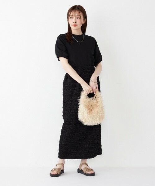 SHIPS / シップス カットソー | SHIPS Colors:〈洗濯機可能〉ミニ裏毛 デザインスリーブ トップス | 詳細8