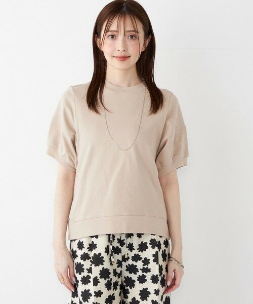 SHIPS / シップス カットソー | SHIPS Colors:〈洗濯機可能〉ミニ裏毛 デザインスリーブ トップス | 詳細17