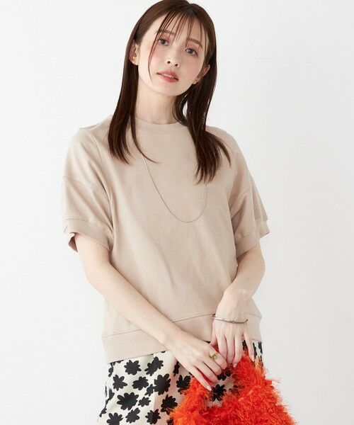 SHIPS / シップス カットソー | SHIPS Colors:〈洗濯機可能〉ミニ裏毛 デザインスリーブ トップス | 詳細23