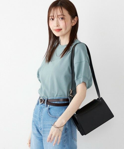 SHIPS / シップス カットソー | SHIPS Colors:〈洗濯機可能〉ミニ裏毛 デザインスリーブ トップス | 詳細30