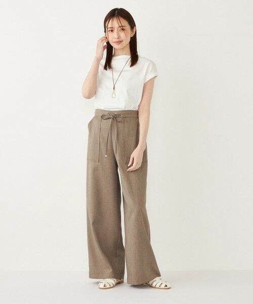 SHIPS / シップス カットソー（半袖以外） | SHIPS Colors:40/2 天竺 ボートネック トップス | 詳細8