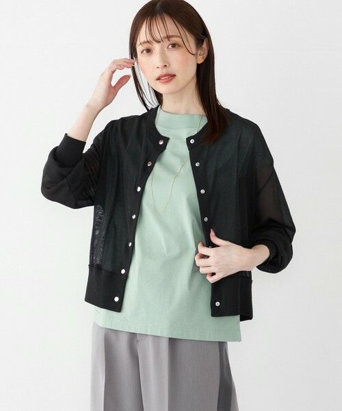 SHIPS / シップス カットソー（半袖以外） | SHIPS Colors:40/2 天竺 ボートネック トップス | 詳細28