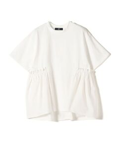 SHIPS / シップス Tシャツ | SHIPS Colors:〈手洗い可能〉ドッキング ペプラム ショートスリーブ トップス◇