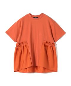 SHIPS / シップス Tシャツ | SHIPS Colors:〈手洗い可能〉ドッキング ペプラム ショートスリーブ トップス◇