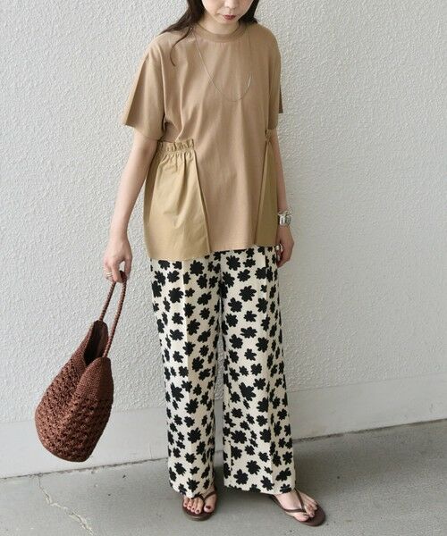 SHIPS / シップス Tシャツ | SHIPS Colors:〈手洗い可能〉ドッキング ペプラム ショートスリーブ トップス◇ | 詳細26