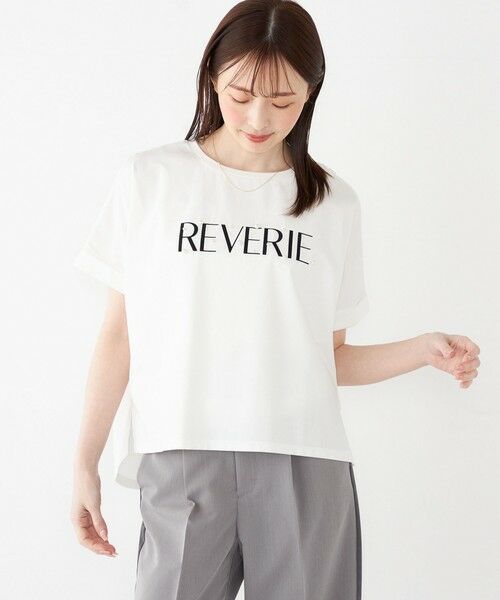 SHIPS / シップス Tシャツ | SHIPS Colors:〈接触冷感・手洗い可能〉フロッキー ロゴ ドルマン Tシャツ◇ | 詳細8