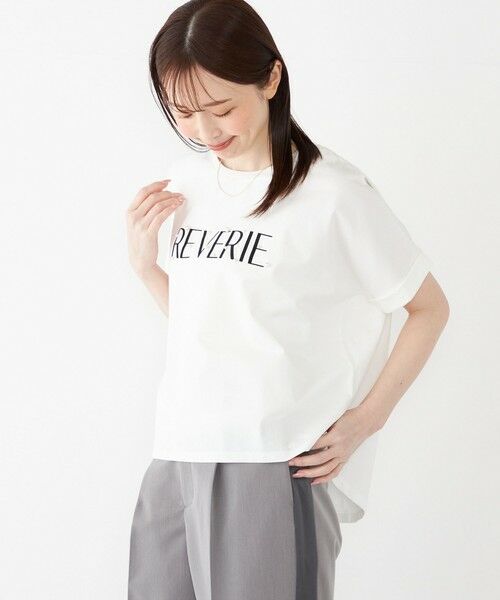 SHIPS / シップス Tシャツ | SHIPS Colors:〈接触冷感・手洗い可能〉フロッキー ロゴ ドルマン Tシャツ◇ | 詳細9