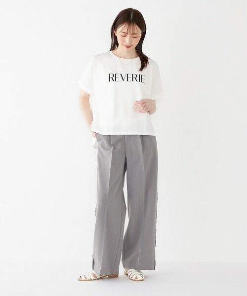 SHIPS / シップス Tシャツ | SHIPS Colors:〈接触冷感・手洗い可能〉フロッキー ロゴ ドルマン Tシャツ◇ | 詳細10