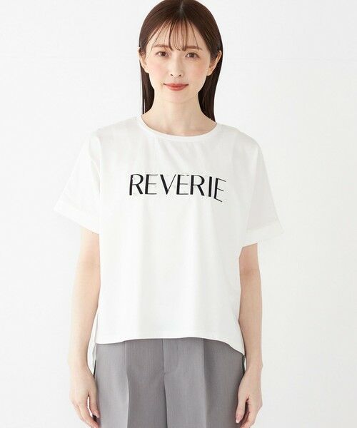 SHIPS / シップス Tシャツ | SHIPS Colors:〈接触冷感・手洗い可能〉フロッキー ロゴ ドルマン Tシャツ◇ | 詳細3